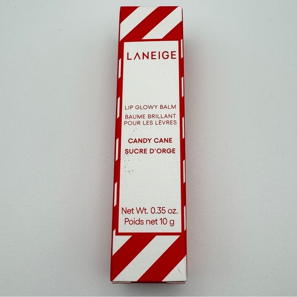 LANEIGE Other - Laneige Candy Cane Lip Glowy Balm Full Size .35oz 10g Holiday 2024 Lip Gloss